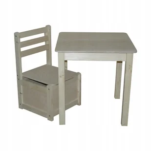 MEBLE DZIECIĘCE STOLIK + KRZESEŁKO MALUCH SCHOWEK - Zestawy mebli dla dzieci - miniaturka - grafika 1