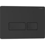 Przyciski spłukujące - Mexen Tex 04 przycisk spłukujący, czarny matowy - 6104-02 - miniaturka - grafika 1