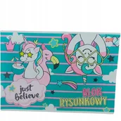 Podobrazia, bloki, papiery - Blok Rysunkowy 20 Kartek A4 Jednorożce Majewski - miniaturka - grafika 1