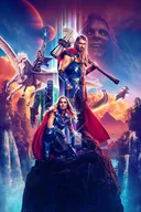 Podkładki pod mysz - PODKŁADKA POD MYSZ Nadruk 22x18 cm Marvel Thor Love And Thunder Prezent - miniaturka - grafika 1