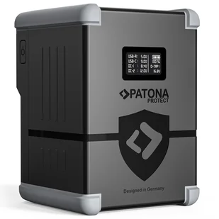 Patona Protect V-Mount V150-PD100 148Wh, 14.8V, 13A, 100W (OUT), 2x DC, D-TAP, USB-C USB-A (OUT) [13865] - Akumulatory do aparatów dedykowane - miniaturka - grafika 1