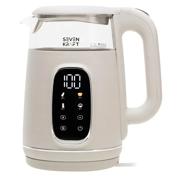 Czajnik elektryczny Sevenkraft SK 1308be 2200 W 1,7 l beżowy
