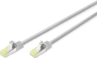 Patchcordy - Digitus DIGITUS CAT 6A S/FTP Patchkabel Component Level 2.0m grau - miniaturka - grafika 1