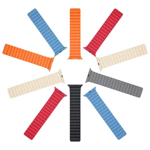 Dux Ducis Magnetic Strap pasek do Watch 7 / 6 / 5 / 4 / 3 / 2 / SE (41 / 40 / 38mm) magnetyczna opaska niebieski (Chain Version) - Etui i futerały do telefonów - miniaturka - grafika 10