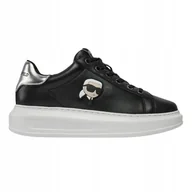 Sneakersy damskie - Karl Lagerfeld Czarne sneakersy Karl Nft Lo Lace 40 - miniaturka - grafika 1