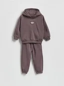 Bluzy i sweterki niemowlęce - Reserved - Komplet oversize - ciemnofioletowy - miniaturka - grafika 1