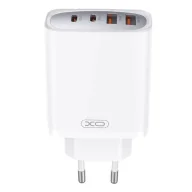 Ładowarki do telefonów - Ładowarka sieciowa XO CE22, 45W, GaN, 2x USB-C, 2x USB-A, PD, QC, PPS - miniaturka - grafika 1