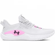 Buty sportowe damskie - Damskie buty treningowe Under Armour UA W Flow Dynamic Intlknt - białe - miniaturka - grafika 1