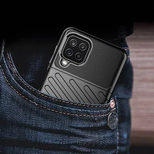 Thunder Case elastyczne pancerne etui pokrowiec Samsung Galaxy A22 4G niebieski - Etui i futerały do telefonów - miniaturka - grafika 8