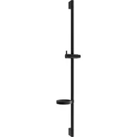 Zasłony prysznicowe - Drążek prysznicowy z mydelniczką MEXEN DS, czarny, 90 cm - miniaturka - grafika 1