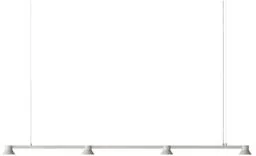 Normann Copenhagen - Hat Linear Lampa Wisząca Large Warm Grey Normann Copenhagen - Lampy sufitowe - miniaturka - grafika 1