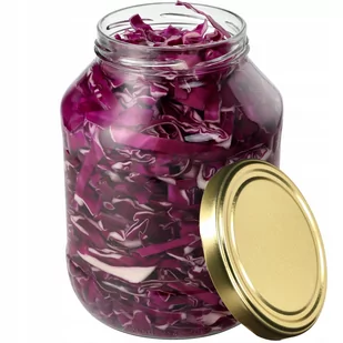 Szklany słój Albi 2,5L 100mm + wieczko złote 1 szt. - Pojemniki kuchenne - miniaturka - grafika 1