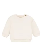 Bluzy i sweterki niemowlęce - Noppies Bluza w kolorze kremowym - miniaturka - grafika 1