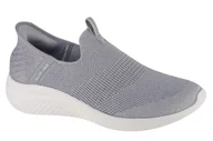 Moda i Uroda OUTLET - Skechers Ultra Flex 3.0 Smooth Step 149709-LTGY, Damskie, buty sneakers, Szary - miniaturka - grafika 1
