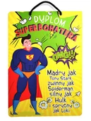 Dyplomy i okładki - HENRY Dyplom Superbohater 430272 - miniaturka - grafika 1