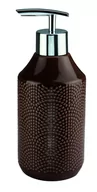 Mydelniczki i dozowniki mydła - KLEINE WOLKE Bow Dozownik do mydła brązowy 360 ml 8639301854 - miniaturka - grafika 1