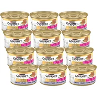 Mokra karma dla kotów - Purina Gourmet Gold Kitten mus z cielęciną 12x85g - miniaturka - grafika 1