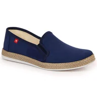 Slip on damskie - Espadryle slip on Big Star W JJ276003 granatowe niebieskie - miniaturka - grafika 1