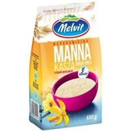 Kasza - Melvit KASZA MANNA BŁYSKAWICZNA WANILIOWA 400G - miniaturka - grafika 1