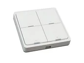 Systemy inteligentnych domów - Włącznik światła 4-strofowy biały sterowany przez aplikacje Spectrum SMART easy - miniaturka - grafika 1