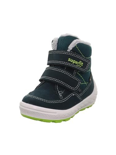 Superfit Groovy 2.0 Gore-Tex śniegowce z ciepłą podszewką, zielone/jasnozielone 7010, 24 EU, Zielony, jasnozielony 7010, 24 EU