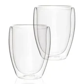 Kawa - 2 Szklanki Termiczne Cembra 350ML Kawa Herbata - miniaturka - grafika 1