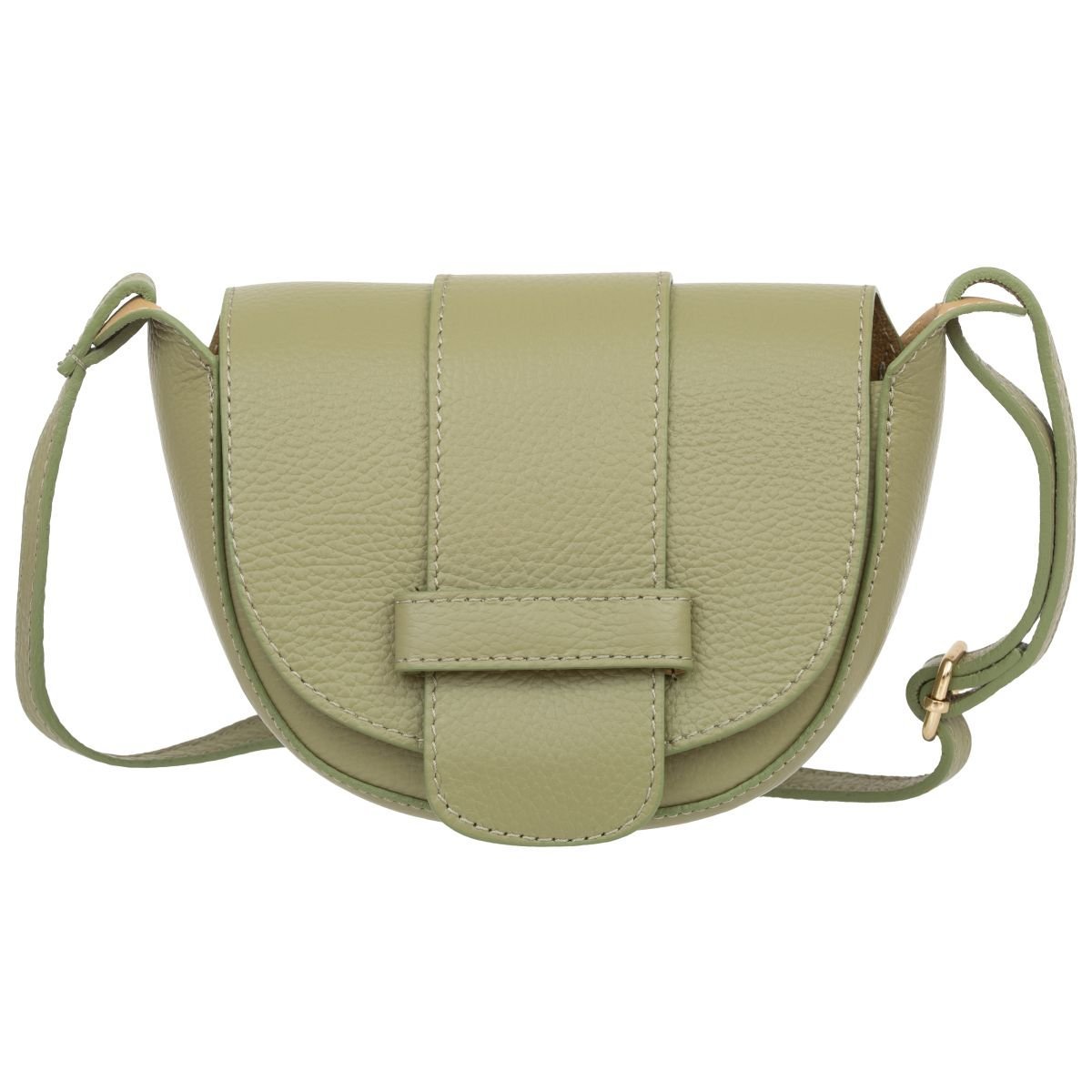 Mała Torebka Damska Skórzana Kaletnik Violo Oliwka