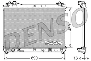 Chłodnica, układ chłodzenia silnika Denso DRM47017 - Układ chłodzenia - akcesoria - miniaturka - grafika 1