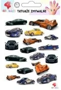 Zabawki kreatywne - Tatuaże zmywalne dla dzieci Samochody - miniaturka - grafika 1