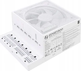 Zasilacz Lian Li Lian Li EDGE EG1300 80 PLUS Platinum Netzteil, PCIe 5.1, ATX 3.1 - 1300 Watt, wei EG1300 WHITE - Zasilacze komputerowe - miniaturka - grafika 1