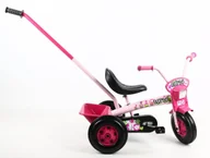 Rowerki trójkołowe - Rowerek trójkołowy 8" TURBO oryginalny POLSKI od PRODUCENTA różowy pastel - miniaturka - grafika 1