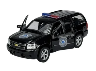 WELLY 2008 CHEVROLET TAHOE POLICJA CZARNY 1:34 43607 - Samochody i pojazdy dla dzieci - miniaturka - grafika 1