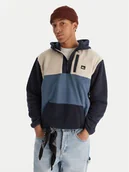Bluzy męskie - Quiksilver Polar Ocean View Mix Up EQYPF03073 Granatowy Comfort Fit - miniaturka - grafika 1