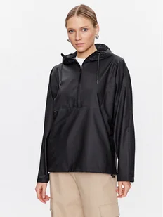 Rains Kurtka anorak 18030 Czarny Casual Fit - Kurtki damskie - miniaturka - grafika 1