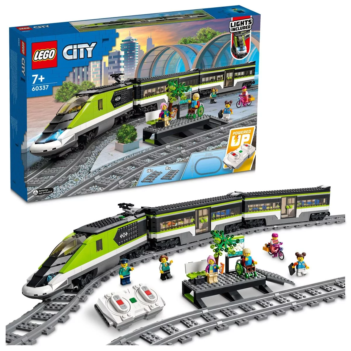 LEGO City Ekspresowy pociąg pasażerski 60337 - Ceny i opinie na Skapiec.pl