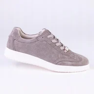 Półbuty damskie - Półbuty damskie casualowe skóra GOODIN GD-XW-1014 lekkie czekolada fango 38 - miniaturka - grafika 1