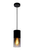 Lampy sufitowe - Lucide ZINO Czarny E27 Lampa wisząca 74410/01/65 - miniaturka - grafika 1