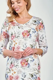 KOSZULA TARO 3248 LOUISA AW25 (kolor wzorzyste, rozmiar XL) - Piżamy ciążowe - miniaturka - grafika 1