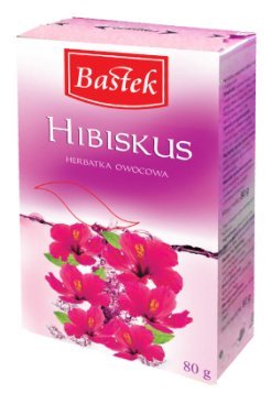 BASTEK HERBATA LIŚCIASTA 80G HIBISKUS