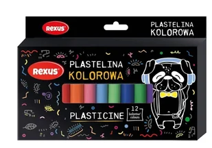 Plastelina 12 kolorów - Masy plastyczne - miniaturka - grafika 1