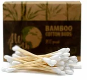 Waciki, płatki i patyczki kosmetyczne - Bambusowe Patyczki Higieniczne, 200 sztuk - miniaturka - grafika 1