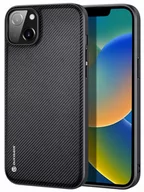 Etui i futerały do telefonów - Dux Ducis Fino etui pokrowiec pokryty nylonowym materiałem iPhone 14 Plus czarny - miniaturka - grafika 1