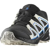 Buty dla chłopców - Salomon Unisex Speedcross Wp J Bk/Vanilla sneakersy dziecięce, Off White, 31 EU - miniaturka - grafika 1