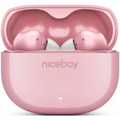 Słuchawki - NICEBOY Pins 4 ANC Różowy - miniaturka - grafika 1