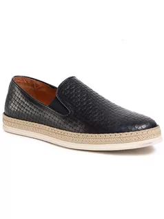 Espadryle męskie - QUAZI Espadryle QZ-64-04-000652 Granatowy - grafika 1