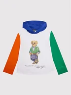 Bluzy dla chłopców - Ralph Lauren Polo Bluza 323865679001 Biały Regular Fit - miniaturka - grafika 1