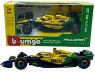 Samochody i pojazdy dla dzieci - McLaren MCL38 GP Monaco F1 2024 #4 Piastri BBurago 1:43 - miniaturka - grafika 1