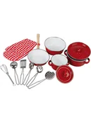 Zabawy w naśladowanie dorosłych - small foot Naczynia kuchenne - 3+ - miniaturka - grafika 1