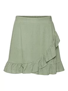 VERO MODA Damska spódnica mini Vmmymilo Hw WVN Ga, Reseda, L - Spódnice - miniaturka - grafika 1