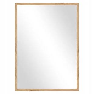 Lustro do łazienki 52,5x72,5 cm w ramie w kolorze drewna lustro ścienne - Lustra - miniaturka - grafika 1